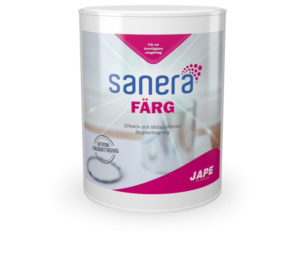 RENGÖRINGSMEDEL JAPE SANERA FÄRG 1L