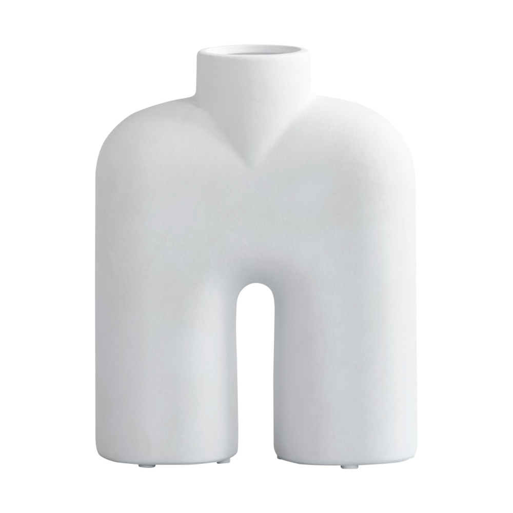 Cobra Tall mini vas 18x17 cm, Bone white