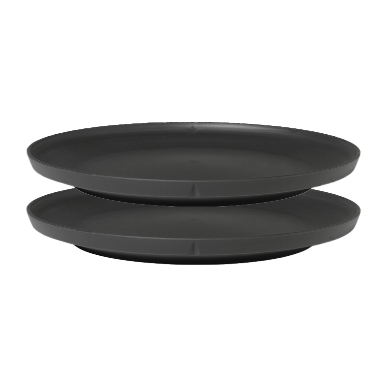 Grand Cru Take tallrik melamin Ø26 cm 2-pack, Grå