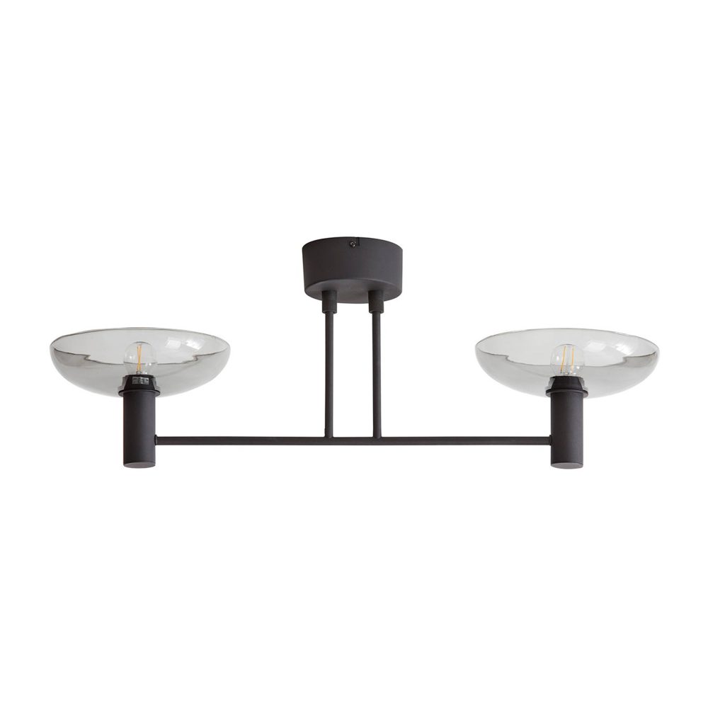 Ufo Long plafond, Svart