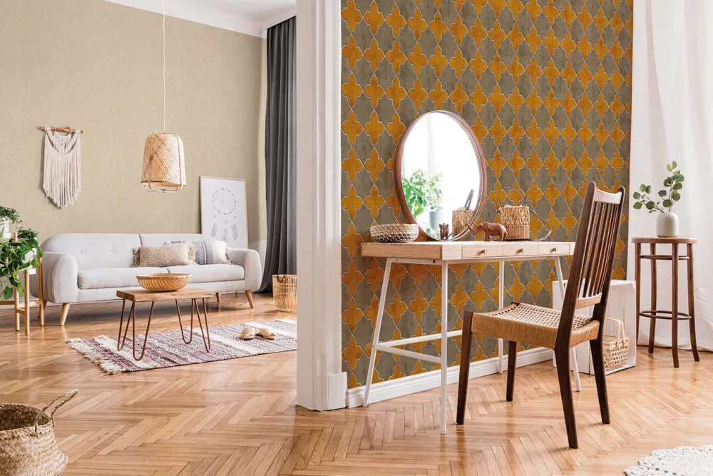 New Walls 37421-2 Gul Tapet | Stuvbutiken - Bild 3