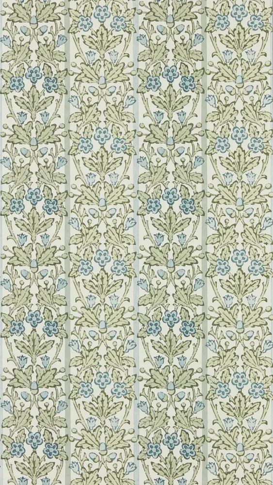 Morris & Co - Oak & Blossom Thyme Woad