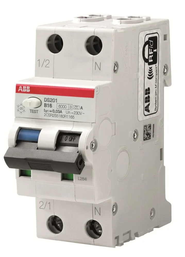 ABB 2CSR255180R1047 Personskyddsautomat 6kA, K-karakteristik, typ A DS201 K4 A30 - Bild 2