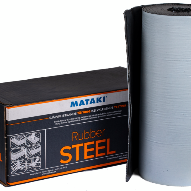 TÄTNING MATAKI RUBBERSTEEL, ANTRACITGRÅ 0,28X5M