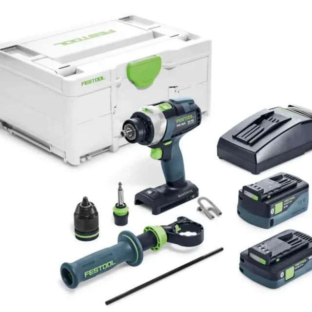 Festool QUADRIVE TPC 18/4 5,0/4,0 I-Plus Slagskruvdragare med batteri och laddare