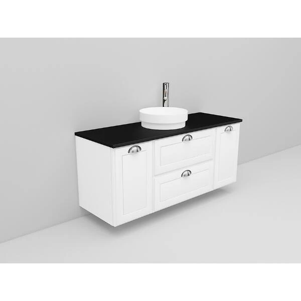 Badrumsmöbel Flexline Modell 159 120cm, Vit, Fasad Ram | Stuvbutiken - Bild 2