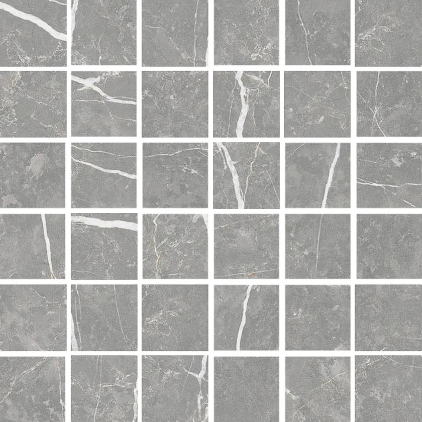 Glaciär Grafit mosaik 5x5, ark 30x30