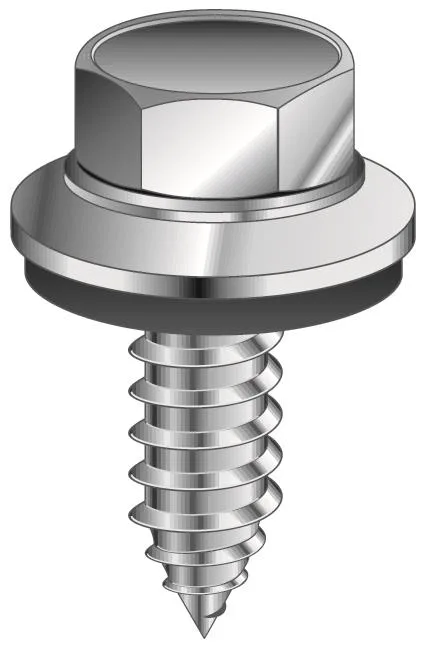 Ejot 810221 Byggskruv med gummitätning, för lättbalk, 250-pack 6,3 x 25 mm - Bild 2