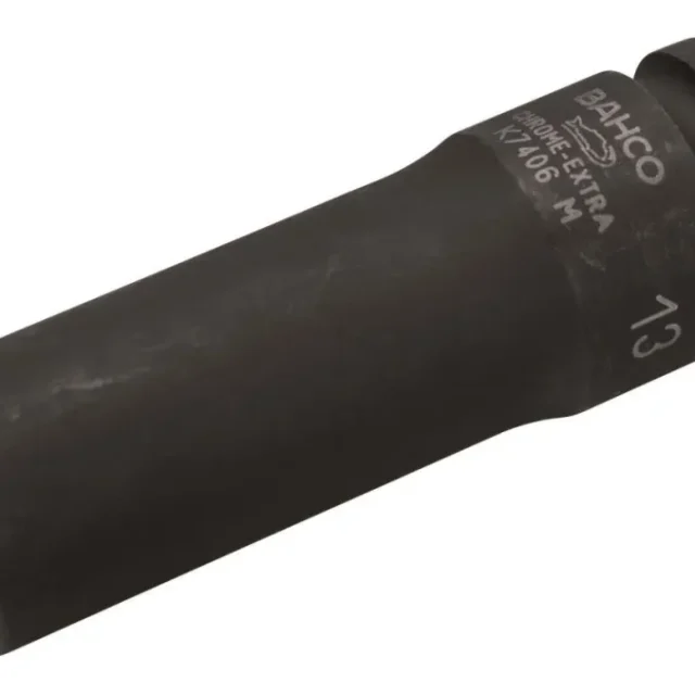 Bahco K7406M-13 Krafthylsa 3/8", lång 13 mm