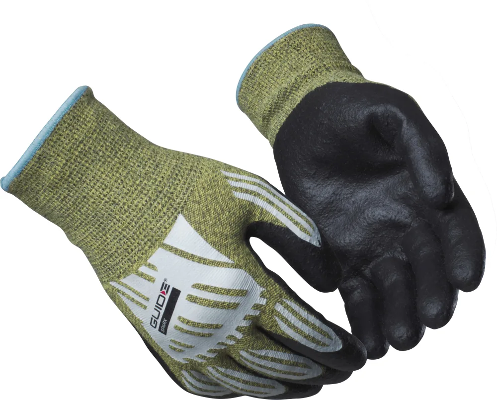 Guide Gloves 7506 Handske nitrildopp, ljusbåge, kontaktvärme 8