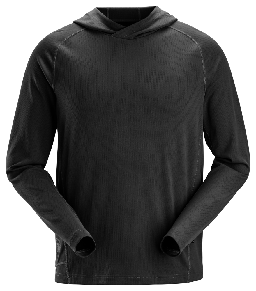 HUVTRÖJA SNICKERS WORKWEAR STAY FRESH SVART, STL M