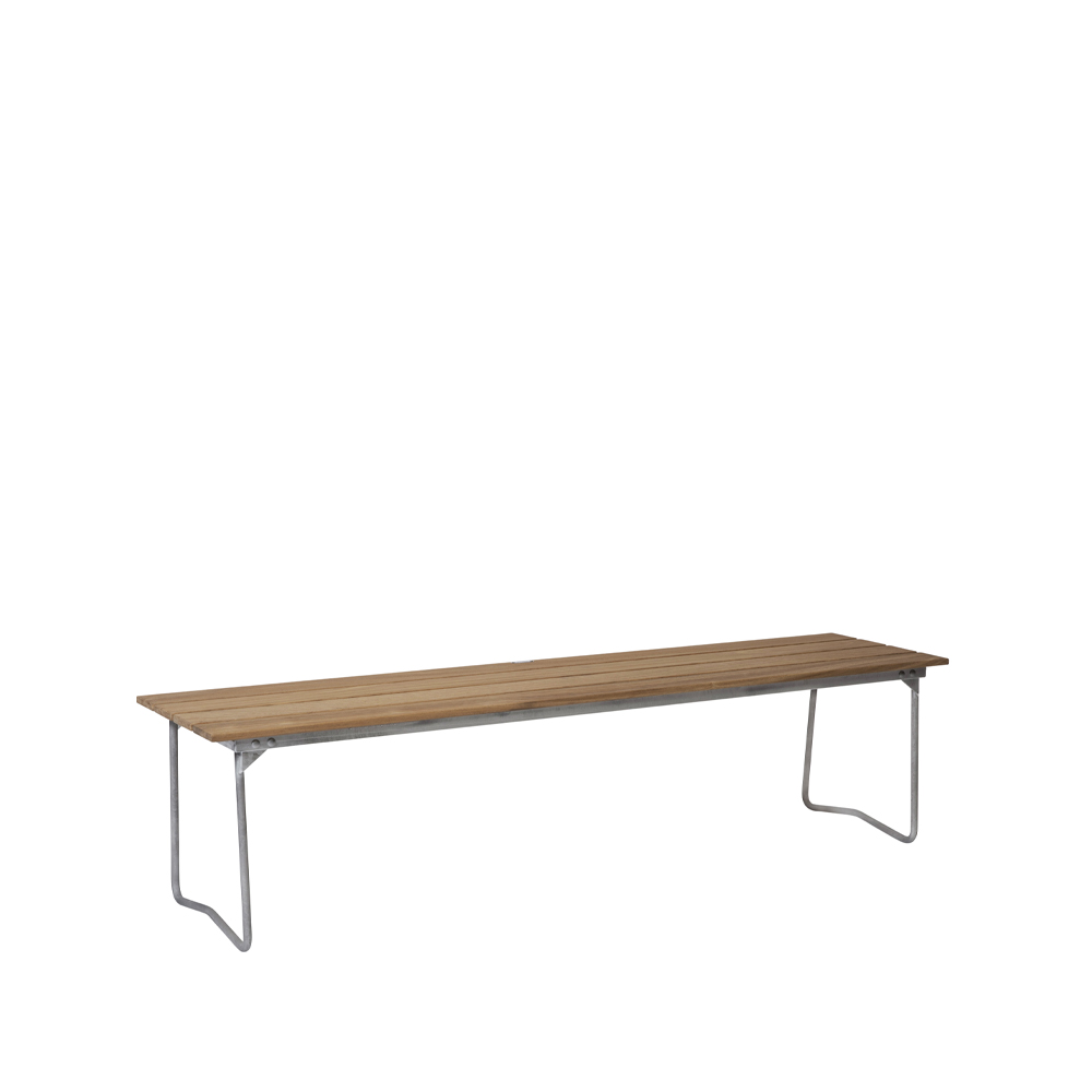Bänk 9 bänk, Ek olja-170 cm-varmförzinkad