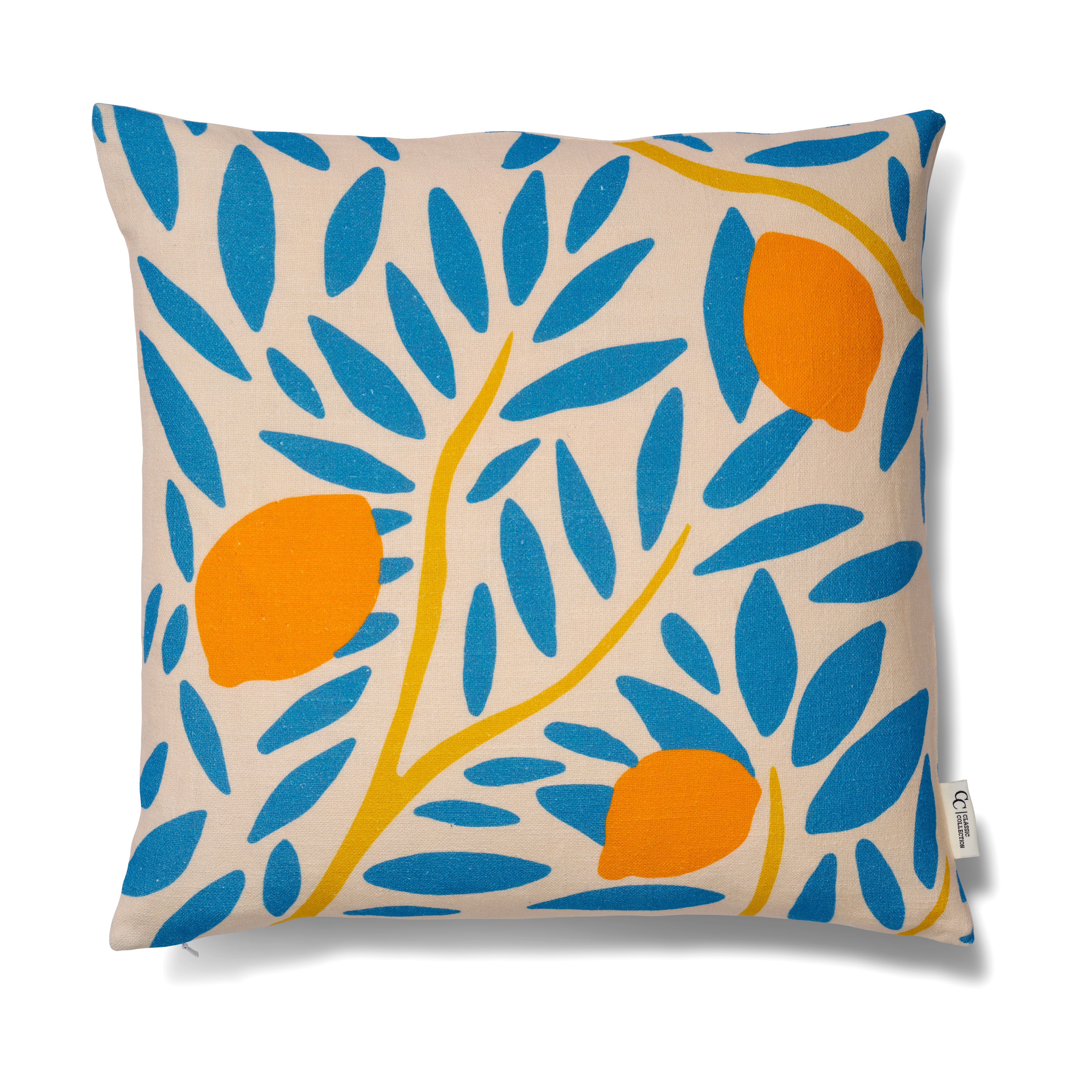 Sunny citrus kuddfodral 50x50 cm, Blå