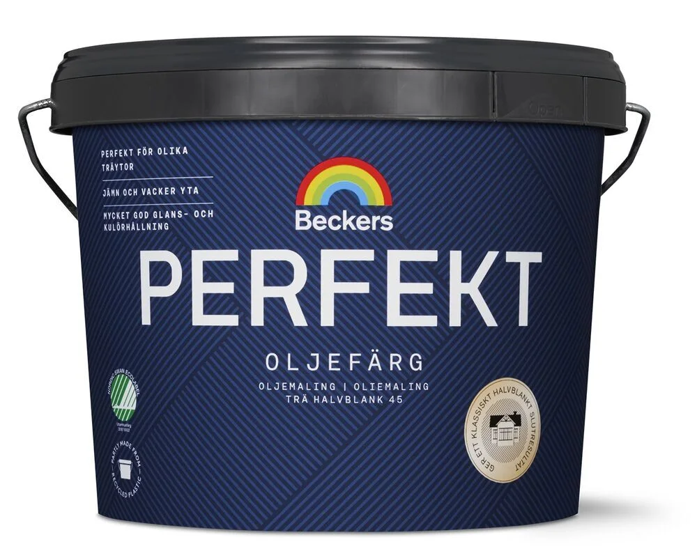 Beckers Perfekt Oljefärg halvblank Valfri kulör - Bild 2