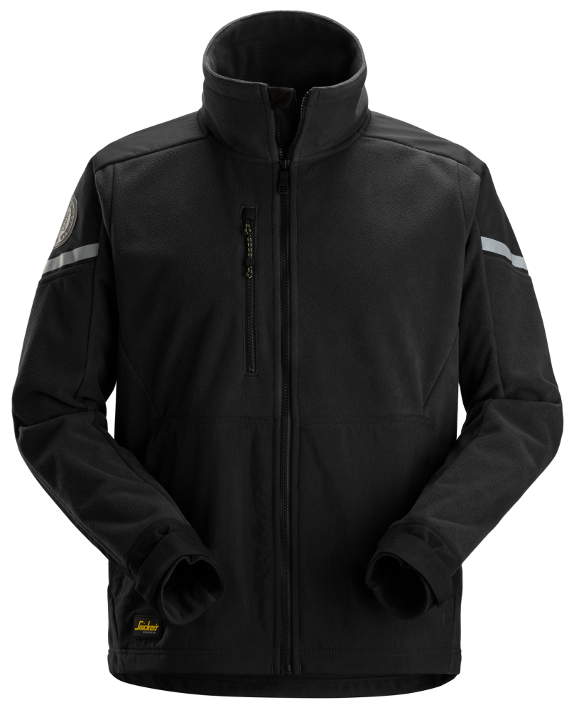 FLEECEJACKA SNICKERS WORKWEAR WINDBLOCKER SVART, STL XXL