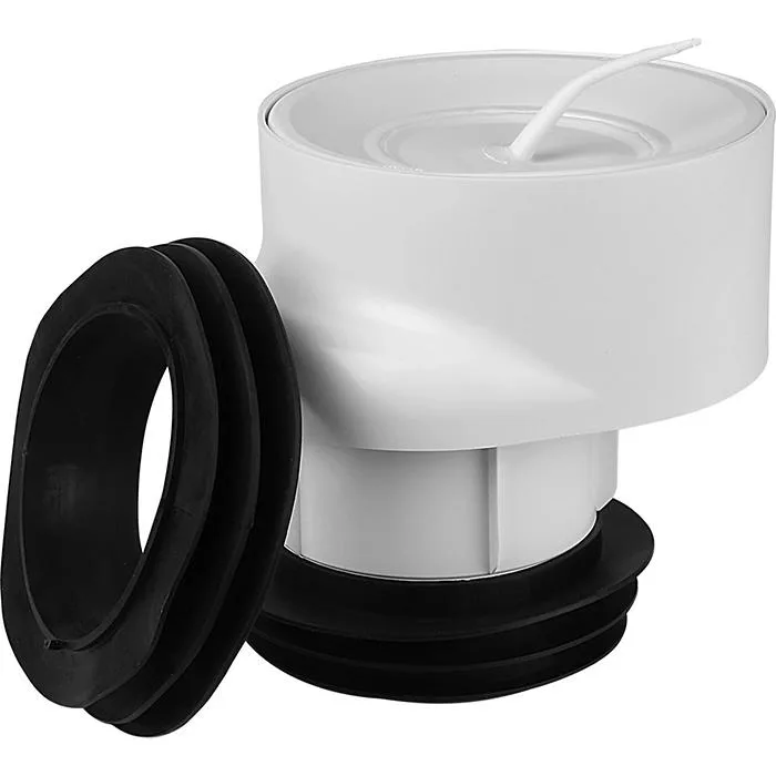 Faluplast 2316850 WC-anslutning 110 mm, med packning och huv