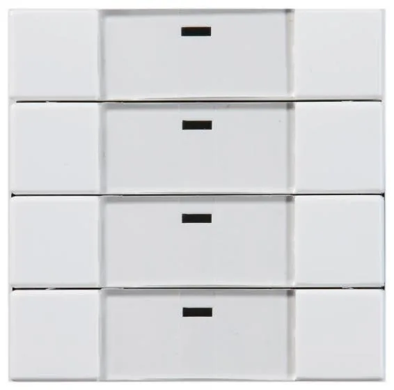 ABB Impressivo 6733-83-500 Tryckknapp 4-polig, trådlös Aluminium - Bild 2