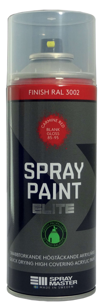 SPRAYFÄRG SPRAY MASTER ELITE RÖD RAL3002 BLANK