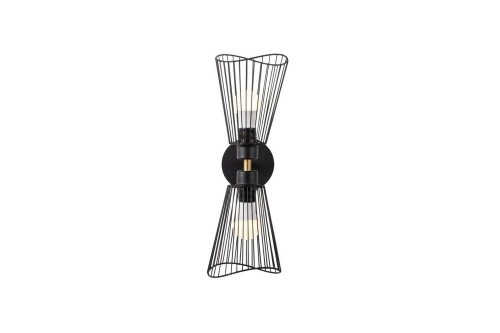 Vägglampa Novin Svart