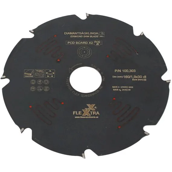 Flexxtra 100303 Diamantsågklinga 160 x 30 mm