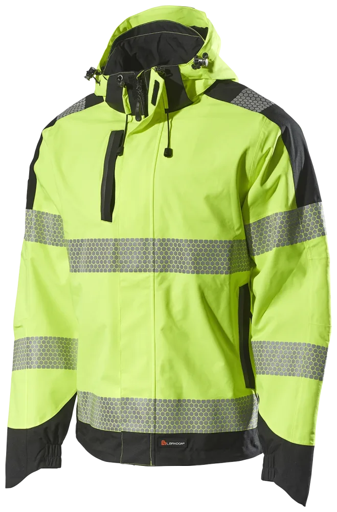 L.Brador 2221P Skaljacka hi-vis gul, klass 3 5XL