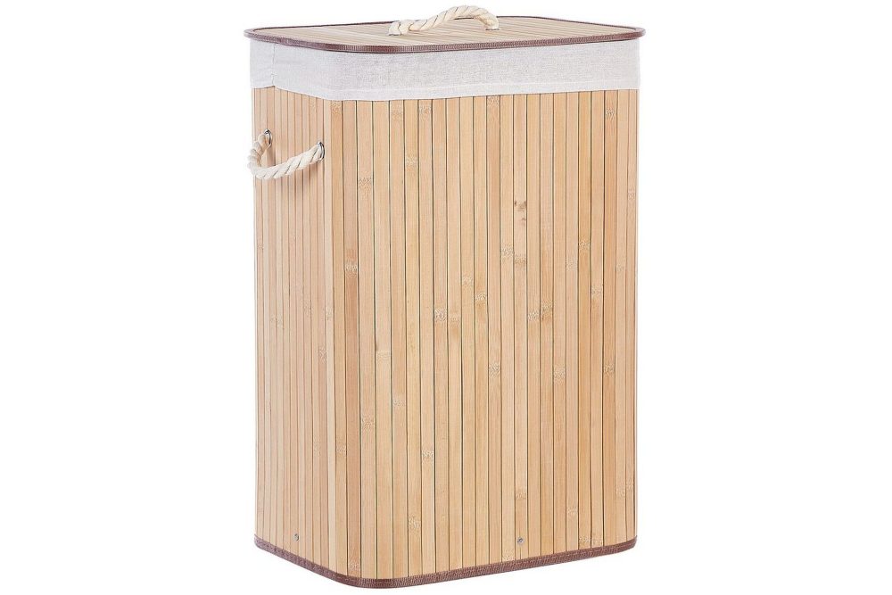 Tvättkorgar Komari Ljus trä/vit