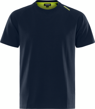 T-SHIRT 7553 GTME HEAVY STRETCH MÖRK MARIN/GUL STL XL