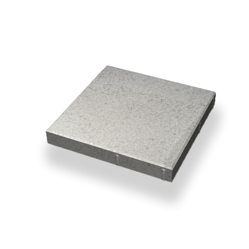 MARKPLATTA BENDERS VILLA SLÄT FASAD 60, GRÅ L 500X500X60MM