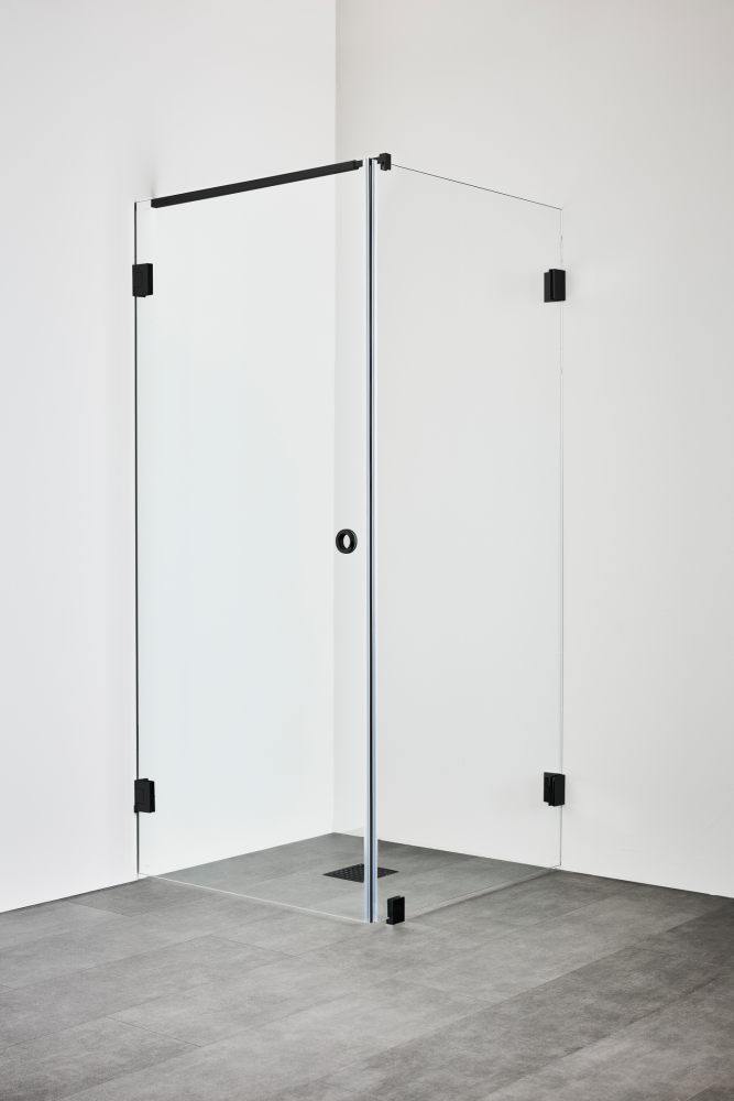 DUSCHHÖRN HAFA INFINITY COMBI SVART 100X100