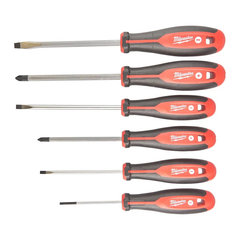 Milwaukee Tri-Lobe Skruvmejselsats med runt skaft PH1/PH2/SL3/SL4/SL5.5/SL6.5 - Bild 2