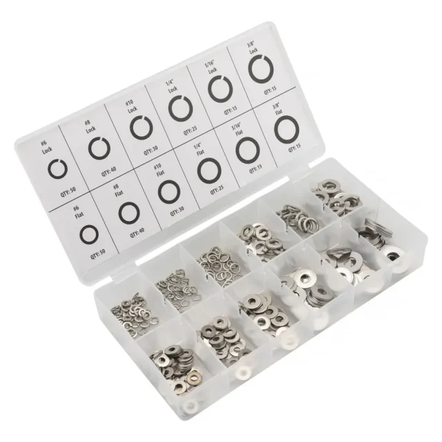 PELA 508687 Bricksats rostfria, 350 delar