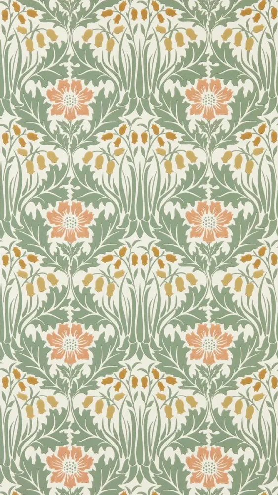 Morris & Co - Woodbell & Anemone Rose Sage