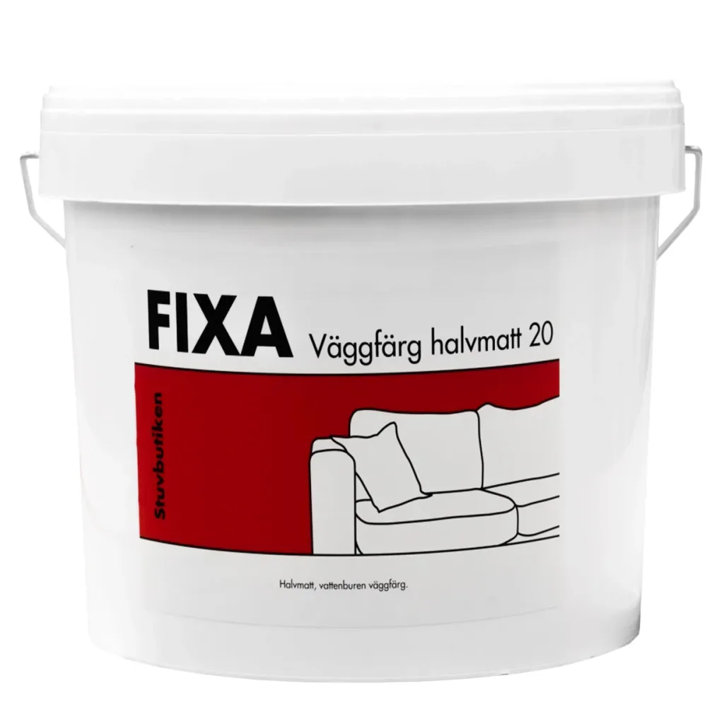 Väggfärg 20 9L, Halvmatt, Vit - Bild 2