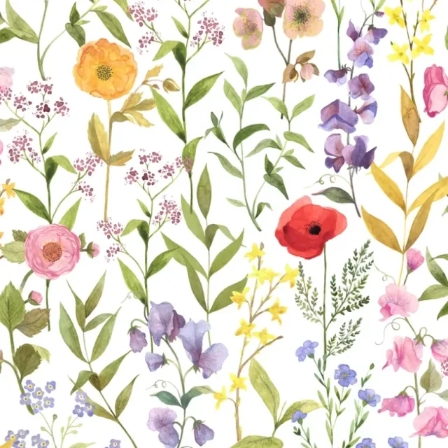 Casadeco - Fleurs Des Champs Multicolore Intense