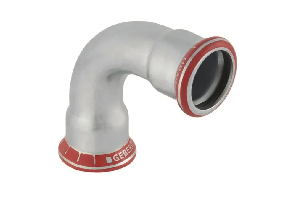 Geberit 1550900 Böj 90°, 2 muffar 12 x 12 mm