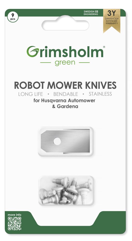 Kjøp Grimsholm Kniver til robotgressklipper, 9-pakning