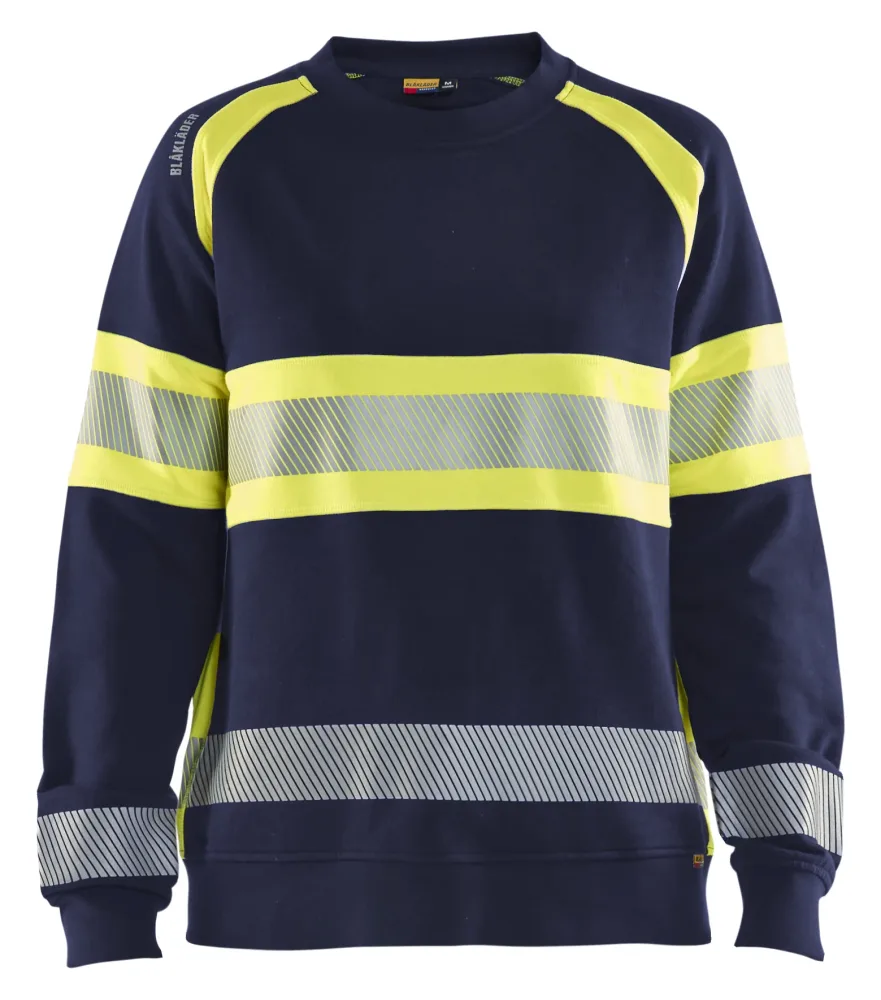 Blåkläder 340911589955XXL Tröja varsel, svart/röd Svart/röd - Bild 2