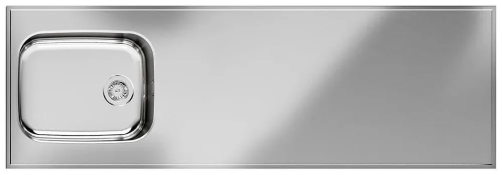 Purus Basic F PBF-1800 Diskbänk 1800x600x30 mm, vändbar, rostfri