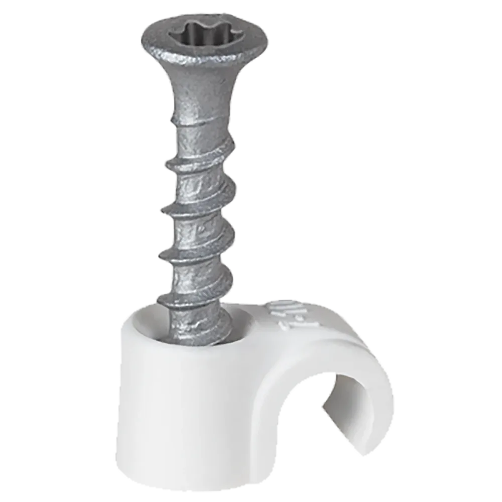 Sormat 9640111081 Skruvclips vit 500-pack - Bild 2