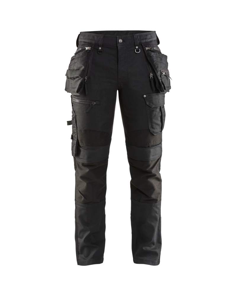 HANTVERKSBYXA STRETCH X1900 1990 1141 SVART/SVART C46