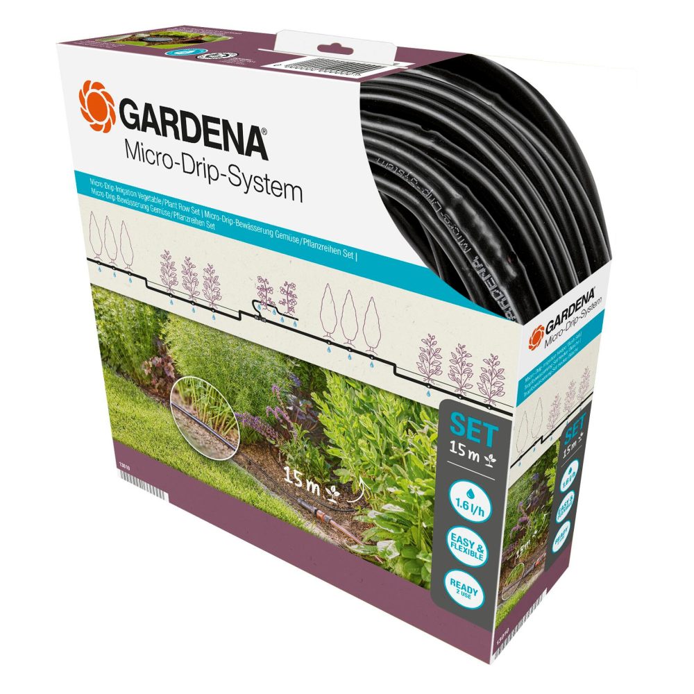 Kjøp Gardena Micro-Drip startpakke for plantebenker