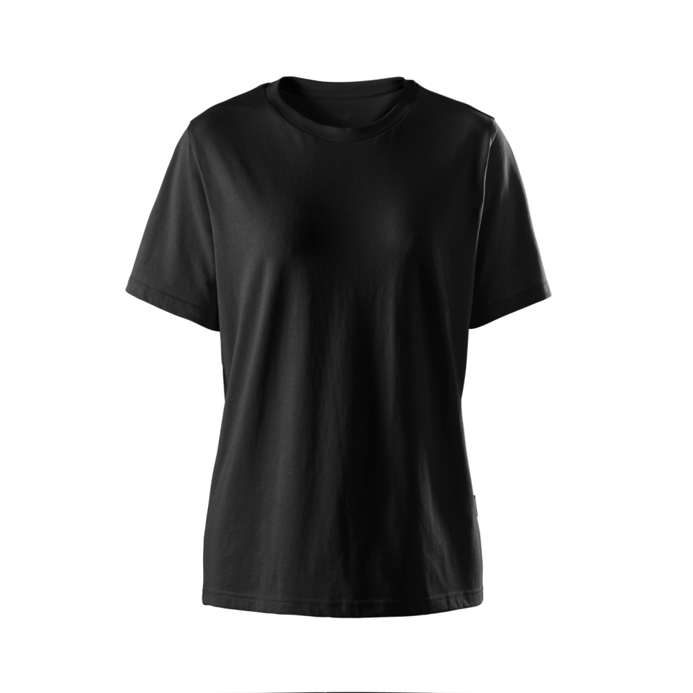 T-SHIRT KLASSISK DAM SVART STL XXL