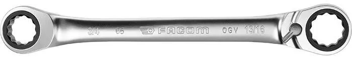 Facom 65.1/2X9/16 Ringnyckel vinklad 15°, 1/2"x9/16"
