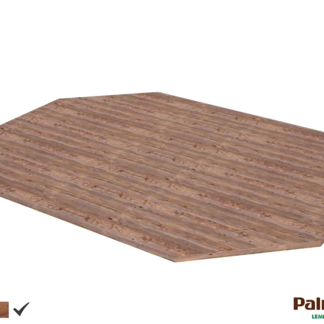 Palmako 103096 Golv till Betty / Bianca 25 m², brun tryckimpregnerad