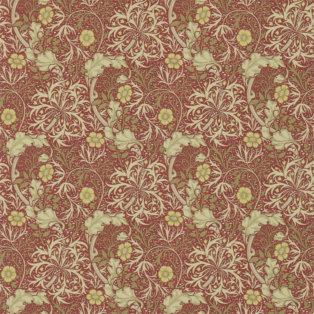 Compilation Morris Seaweed Red/gold Dcmw216846 Röd Tapet | Stuvbutiken - Bild 2
