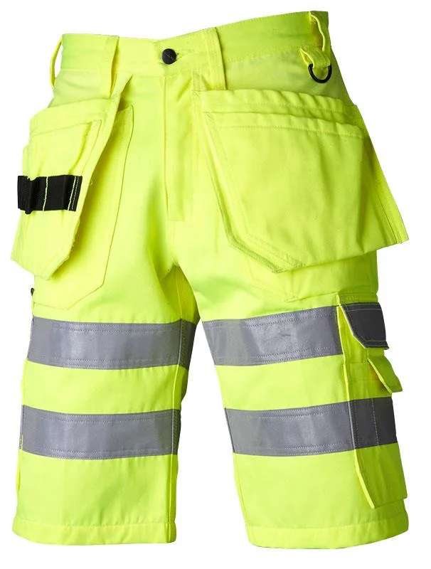 Top Swede 195 Arbetsshorts varsel, gul C56