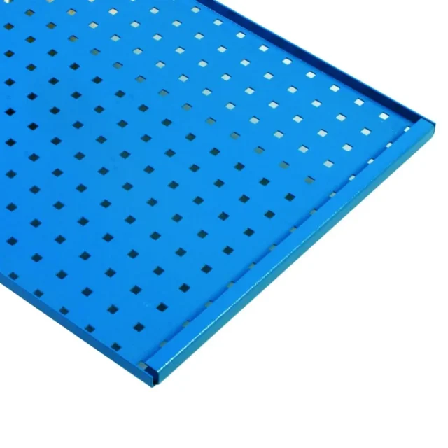 X-ponent Inredning 101401 Verktygspanel perfoplåt, 2 mm, blå 1930x470 mm