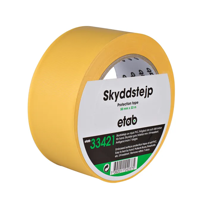 SKYDDSTEJP GUL 50MMX33M