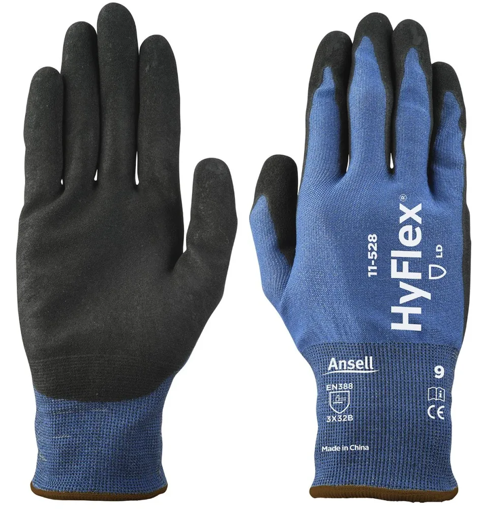 Ansell HyFlex 11-528 Skärskyddshandske nitril, sömlös 11