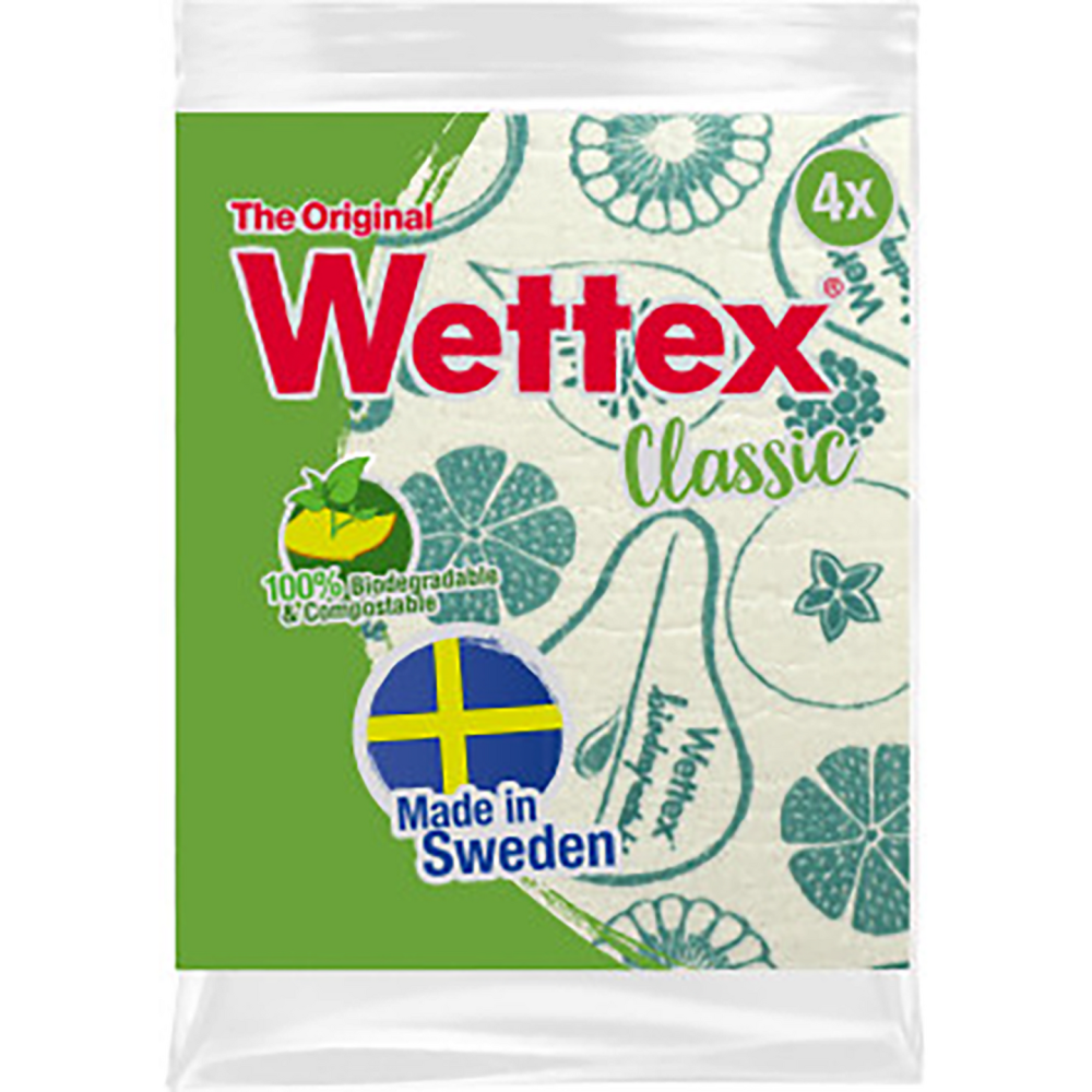WETTEX DUK, VIT 80015 4ST